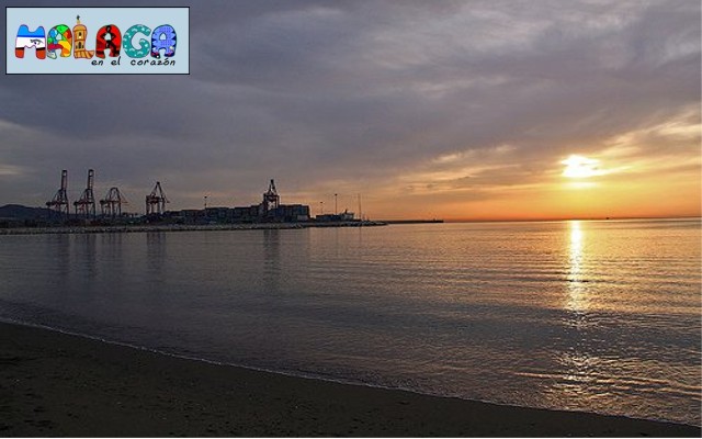 Amanecer en Málaga. Andrés